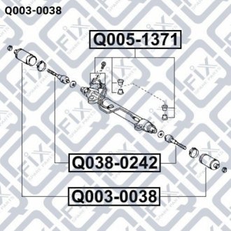 Пильник рульової рейки Q-fix Q003-0038 (фото 1)