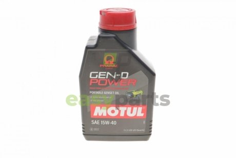 Олива 15W40 Gen-D Power (1L) (API CI-4/SL/ACEA E7) (111238) MOTUL 835201