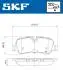 Фото 2 - комплект тормозных колодок, дисковый тормоз SKF VKBP 90257 Комплект тормозных колодок, дисковый тормоз SKF VKBP 90257 (фото 2)
