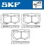 Комплект тормозных колодок, дисковый тормоз SKF VKBP 80135 A (фото 2)