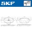 Комплект гальмівних колодок, дискове гальмо SKF VKBP 80151 (фото 6)