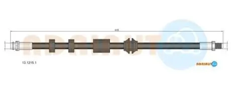 Шланг гальмівний ADRIAUTO 13.1215.1