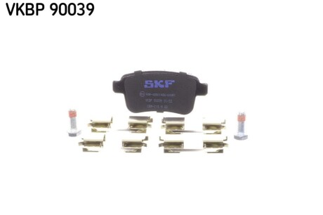 Комплект тормозных колодок, дисковый тормоз SKF VKBP 90039