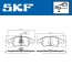 Комплект тормозных колодок, дисковый тормоз SKF VKBP 80053 E (фото 4)