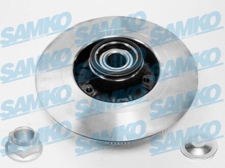 Диск тормозной SAMKO R1004PCA