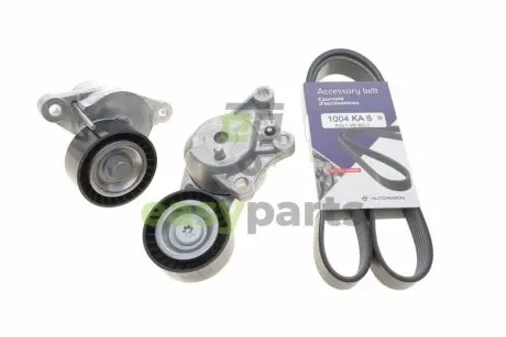 Комплект ременя генератора Peugeot 208/2008 1.6BlueHDi 13- (6PK1004) HUTCHINSON KHV 269