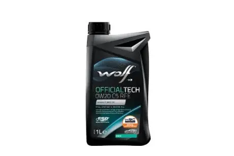 OFFICIALTECH 0W20 C5 RFE 1Lx12 Wolf 1042488 (фото 1)