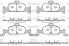 Колодки гальмівний диск. перед. (Remsa) Audi A4 A5 16> / Q5 17> (P17913.00) WOKING P1791300 (фото 1)
