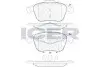 Колодки гальмівні (передні) Citroen C4 04-/Peugeot 207/307/308/3008 02- ICER 181866-200 (фото 1)