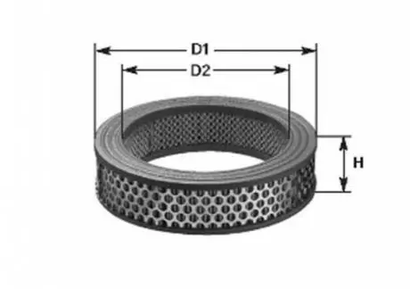 Фильтр воздушный вставка AUDI 80/100 VW Golf II 1,1/1,3, Passat CITROEN (круг) MAGNETI MARELLI 71758586
