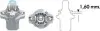 Автолампа 1,2W, 12V, B8,7d MAGNETI MARELLI PB7 1,2W 12V (фото 1)