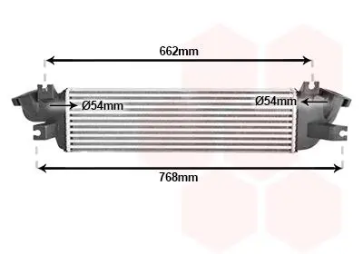 Интеркулер MITSUBISHI L200 15+ (выр-во) Van Wezel 32014703