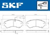 Колодки гальмівні дискові (комплект 4 шт.).)) SKF VKBP 80210 E (фото 2)