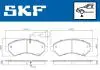 Колодки тормозные дисковые (комплект 4 шт.)) SKF VKBP 80210 E (фото 2)