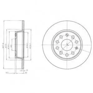 Drive+ - Гальмівний диск DR!VE+ DP1010.11.0318
