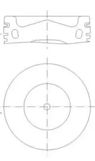 Поршень двигателя MAHLE / KNECHT 028 PI 00158 002