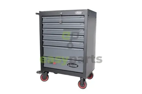 Візок з інструментами 7 секцій 256 од. (сірий) Series M VIGOR V2379N