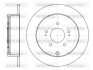 Диск гальмівний задній (кратно 2) (Remsa) Mitsubishi Lancer X Outlander II WOKING D6109800 (фото 1)