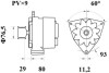 Генератор MAHLE / KNECHT MG 803 (фото 2)