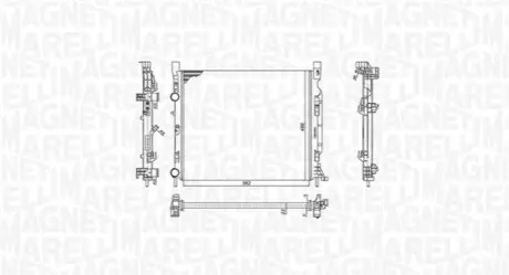 Радіатор охолоджування MAGNETI MARELLI BM1869