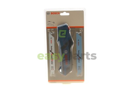 Пила шабельна ручна (+ 2 полотна для дерева та металу) BOSCH 2608000495