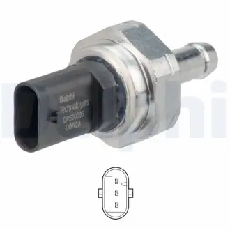 Датчик тиску вихлопних газiв Delphi DPS00035-12B1