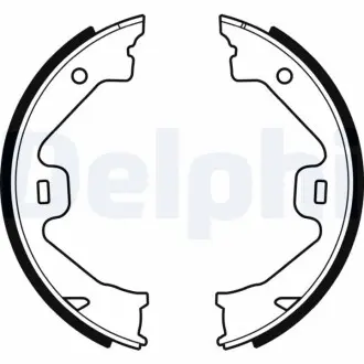 ROVER гальм. колодки задн. 75 2.0 CDTi 03-05 Delphi LS1930