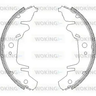 Колодки гальмівні WOKING Z4020.00