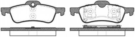 Колодки тормозные WOKING P9623.00