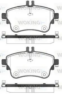 Колодки тормозные WOKING P15873.08