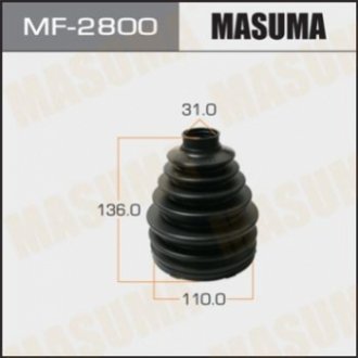 Пильовик ШРУСу MF-2800 (пластик) + спецхомут MASUMA MF2800