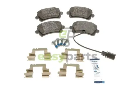 Фото колодки гальмівні (задні) Audi Q3 13-18 (з датчиками) ICER 181857-203 Колодки гальмівні (задні) Audi Q3 13-18 (з датчиками) ICER 181857-203