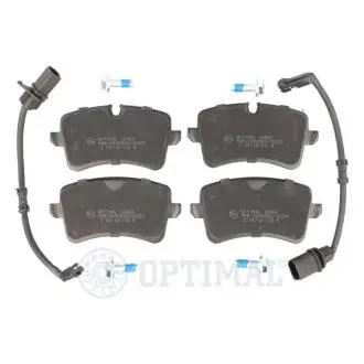 KLOCKI HAMULCOWE AUDI A4 AVANT (8K5 B8) A5 CONVERTIBLE (8F7) A6 (4G2 4GC C7) A6 ALLROAD (4GH 4GJ 10-17 TYL SZT Optimal BP12459