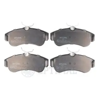 Фото klocki hamulcowe nissan almera mk ii (n16), primera (p10), primera (p11), primera hatchback 90-06 przod szt Optimal BP09689 KLOCKI HAMULCOWE NISSAN ALMERA MK II (N16), PRIMERA (P10), PRIMERA (P11), PRIMERA HATCHBACK 90-06 PRZOD SZT Optimal BP09689