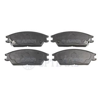 KLOCKI HAMULCOWE HYUNDAI ACCENT II (LC), ACCENT II SALOON (LC), GETZ (TB), LANTRA MK II (J-2 96-10 PRZOD SZT Optimal BP09680