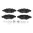 KLOCKI HAMULCOWE PEUGEOT 206 HATCHBACK (2A/C), 206 SALOON, 206 SW (2E/K), 206 VAN, 206+ (2L_ 93-07 PRZOD SZT Optimal BP64320 (фото 1)