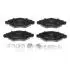 KLOCKI HAMULCOWE PEUGEOT 206 HATCHBACK (2A/C), 206 SALOON, 206 SW (2E/K), 206 VAN, 206+ (2L_ 93-07 PRZOD SZT Optimal BP64320 (фото 1)