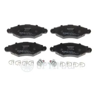 KLOCKI HAMULCOWE PEUGEOT 206 HATCHBACK (2A/C), 206 SALOON, 206 SW (2E/K), 206 VAN, 206+ (2L_ 93-07 PRZOD SZT Optimal BP64320