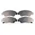 KLOCKI HAMULCOWE HONDA CITY SALOON (GM2, GM3), CIVIC MK V COUPE (EJ), CIVIC MK V HATCHBACK (91-08 PRZOD SZT Optimal BP09816 (фото 1)