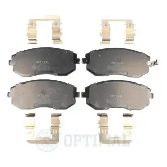 KLOCKI HAMULCOWE SUBARU FORESTER (SG_), FORESTER (SH_), IMPREZA ESTATE (GG), IMPREZA HATCHBA 00-09 PRZOD SZT Optimal BP12357