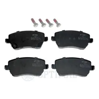 KLOCKI HAMULCOWE OPEL AGILA (B) (H08) SUZUKI SPLASH (EX), SWIFT III (MZ, EZ) VAUXHALL AGIL 05-14 PRZOD SZT Optimal BP12487