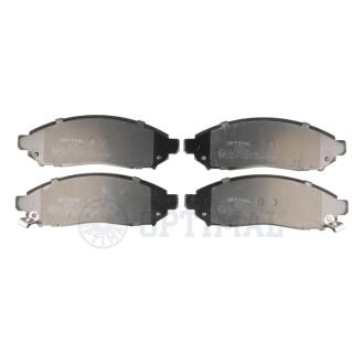 KLOCKI HAMULCOWE NISSAN LEAF (ZE0), NP300 NAVARA (D40), NP300 NAVARA PLATFORM/CHASSIS (D40), 05> PRZOD SZT Optimal BP12346
