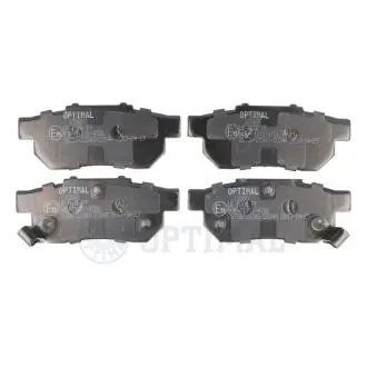 KLOCKI HAMULCOWE HONDA CITY SALOON (GM2, GM3), CIVIC MK V HATCHBACK (EJ, EK), CIVIC MK V SAL 95-01 TYL SZT Optimal BP12060