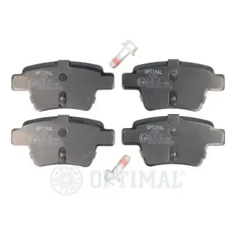 KLOCKI HAMULCOWE CITROËN C4 COUPE (LA_), C4 I (LC_), C4 I SALOON PEUGEOT 207 (WA_, WC_), 20 00-11 TYL SZT Optimal BP12388