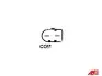 Генератор FORD MONDEO 2.5 V5, S-MAX 2.5ST 06-, VOLVO S60, S80, V60, V70, XC60, XC70 2.0, 2.4 DIESEL 06- AS-PL A0287 (фото 9)