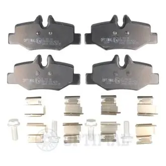 Фото klocki hamulcowe mercedes-benz viano (w639), vito / mixto box (w639), vito bus (w639) 03-11 tyl szt Optimal BP12244 KLOCKI HAMULCOWE MERCEDES-BENZ VIANO (W639), VITO / MIXTO BOX (W639), VITO BUS (W639) 03-11 TYL SZT Optimal BP12244