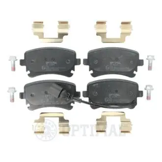 KLOCKI HAMULCOWE VW CARAVELLE MK VI (SGF SGM SGN SHM SHN) MULTIVAN MK V (7HM 7HN 7HF 03-09 TYL SZT Optimal BP12241