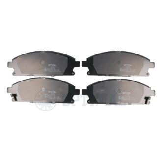 KLOCKI HAMULCOWE INFINITI Q45 I, QX4. NISSAN TERRANO II (R50), X-TRAIL (T30) 93-13 PRZOD SZT Optimal BP12125