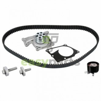 Комплект ГРМ + помпа Renault Kangoo/Megane/Scenic/Laguna/Nissan Qashqai 1.5dCi 04- (123x27) (PA977) SWAG 33101651