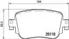 Колодки тормозные (задние) Audi Q3/Skoda Octavia/Seat Leon/VW Golf/Sharan 12-/Passat B8/Caddy IV 14- BREMBO P85135X (фото 1)